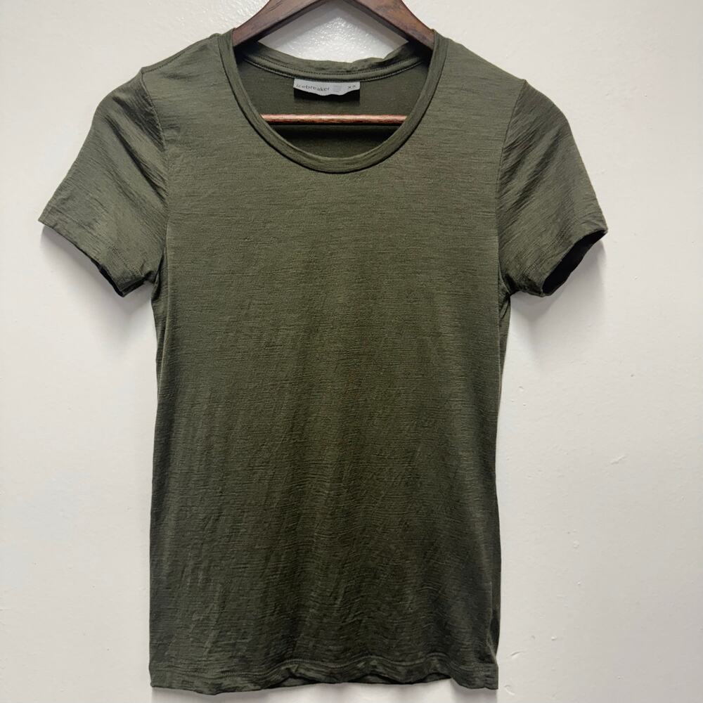 Bundle 2 Icebreaker Wool Crew Neck Short Sleeve Base Layer Tees Women Outdoor XS - Picture 4 of 15